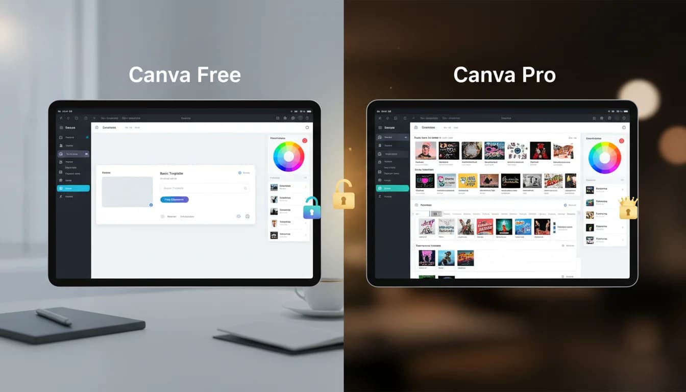 Canva Free và Canva Pro khác gì nhau? So sánh chi tiết 2026